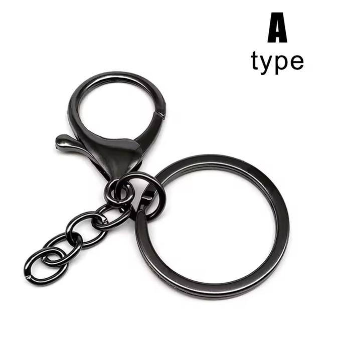 Key Chain Rantai Jual 12set Ring Kait + Rantai Gantungan Kunci Key Ring Keychain ...