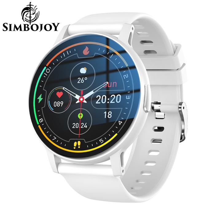 Gambar Simbojoy SmartWatch S100 Amoled Screen AOD Bluetooth Call Blood Oxygen&Heart Rate&MET 24H Precise Sleep Sport Smartwatch - Putih dari biden watch ID undefined Tokopedia