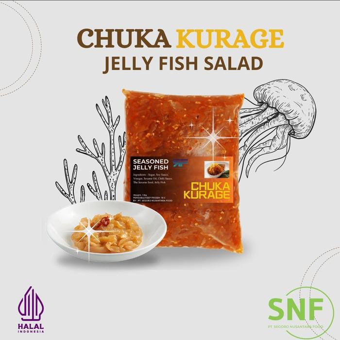 Gambar Chuka Kurage Seasoned 250 gram ubur ubur dengan bumbu jepang dari Sultan Meat Shop undefined Tokopedia