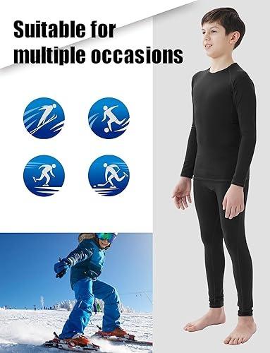 Gambar M&R New Set Long John Kids Heattech Ultra-Soft Fleecy Interior & HighElasticFabric untuk Liburan Akhir Tahun Size S-XXL - Hitam Heatech, L dari WarmGallery undefined Tokopedia