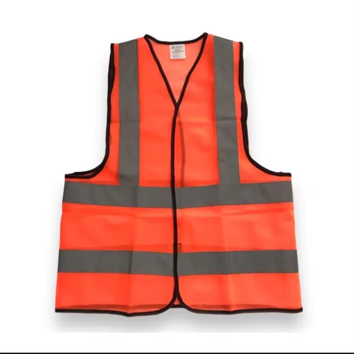 Gambar Rompi proyek Safety Polyesterr 4 Line Orange-Hijau - Orange dari AlfaRazka.Shop undefined Tokopedia