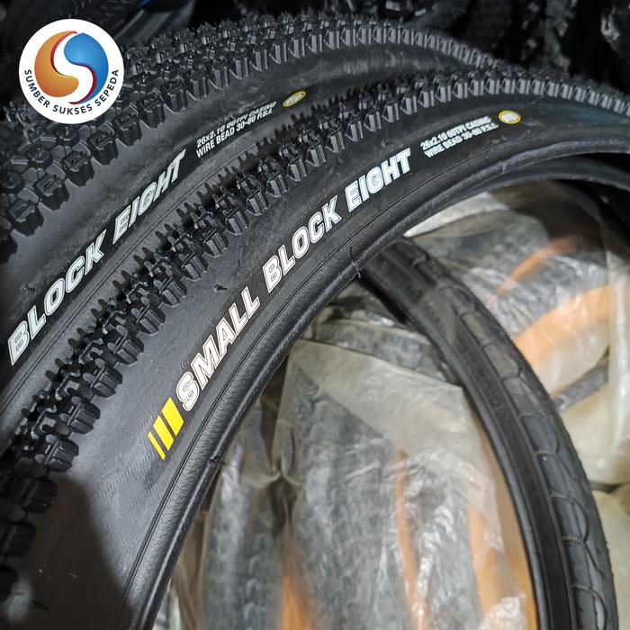 Gambar ban luar ukuran 26x2.10 merk kenda small Block eight sport - sport kuning dari SumberCycle undefined Tokopedia