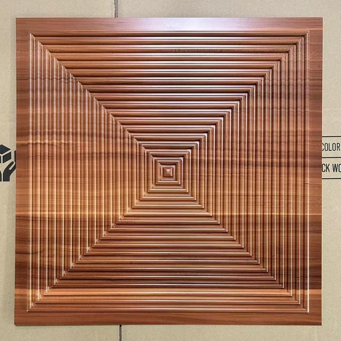 Gambar D182 Kisi Kisi WOODEN PREMIUM 3D WALLPANEL Wall Panel PVC 50cm - D182 Red WOODEN dari Wallform ID undefined Tokopedia