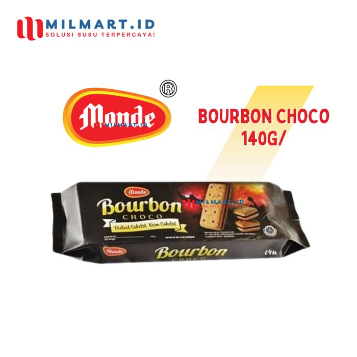 Gambar MONDE BOURBON CHOCO/BLACK 104G BISKUIT BOURBON SANDWICH CAMILAN JAJANAN BISCUIT - CHOCO 104G dari milmart.id undefined Tokopedia