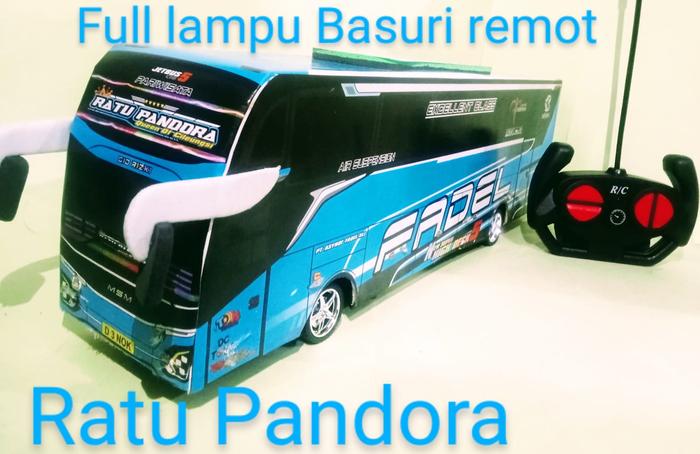 Gambar MINIATUR BUS TELOLET BASURI REMOT CONTROL FULL LAMPU RATU MAHER - PANDORA JB5, LAMPU+TELOLET dari RHN TOYS undefined Tokopedia