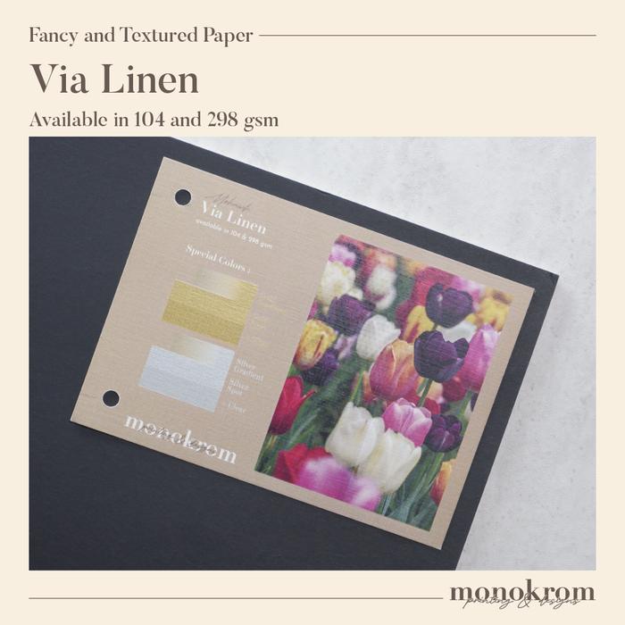 Gambar Print / Cetak Via Linen 298 uk. A3+ dari Monokrom Printing & Designs undefined Tokopedia