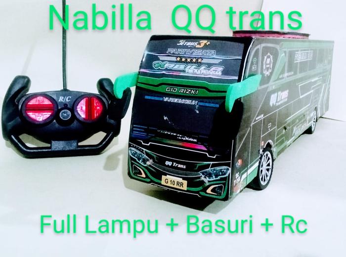 Gambar MINIATUR BUS TELOLET BASURI REMOT CONTROL FULL LAMPU YAKUZA JB5 - NABILA, HANYA LAMPU dari RHN TOYS undefined Tokopedia