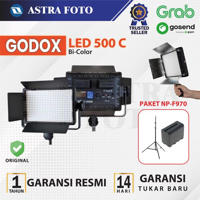 Gambar GODOX LED VIDEO LIGHT 500C - Paket Baterai, +Lightstand dari Astra Foto undefined Tokopedia