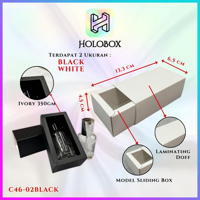 Gambar Box Parfum Custom 30 ml / 50 ml | Sliding Box Parfum Lelabo | Custom Packaging Parfum | C46 - Putih, 6,5x13,3x4,5cm dari HoloPackaging undefined Tokopedia
