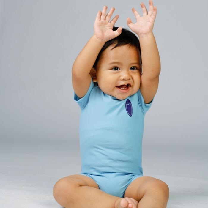 Gambar Noël Au Soleil Baby Rompers Diving Unisex Short Sleeves, Baju Renang Anak - Blue Beach, 0-6 dari leevierrakids undefined Tokopedia