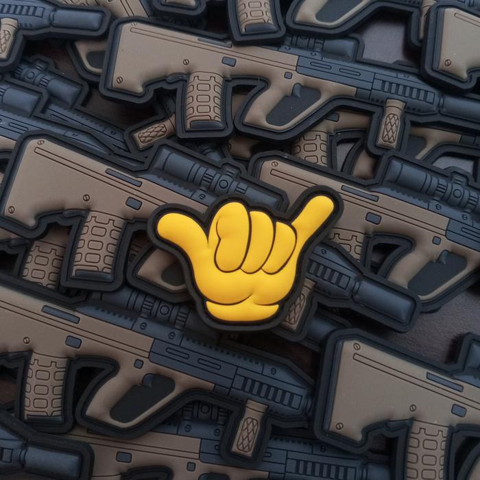 Gambar Rubber Patch Emoji Waikiki Whatsapp Facebook - Putih dari Guerilla Patch undefined 4 Tokopedia