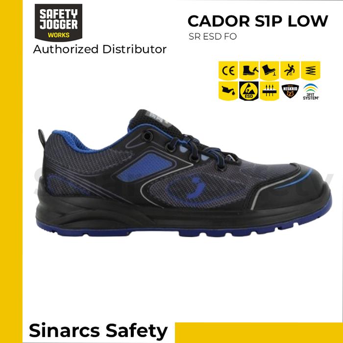 Gambar Sepatu Safety Jogger CADOR S1P Low - Blue / Biru - Size 38 dari Sinarcs Safety undefined Tokopedia