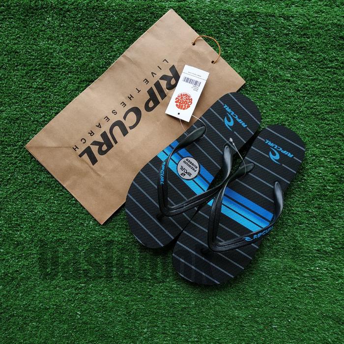 Gambar SANDAL JEPIT RIPCURL PRIA / SENDAL SURFING / SANDAL DISTRO COWOK - GARIS BIRU LAUT, 39 dari Basiclook undefined Tokopedia