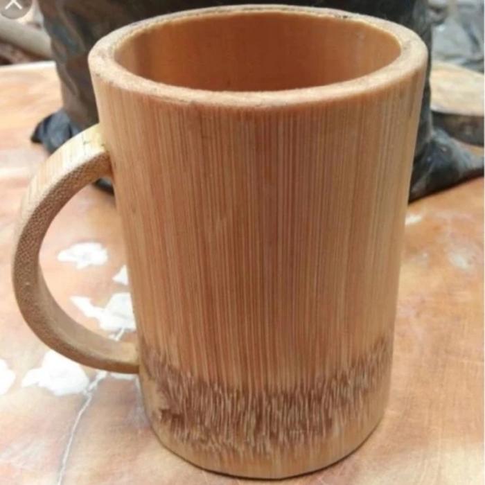 Gambar gelas bambu mug/cangkir kopi dari bambu dari Nugrahajayastore3 undefined Tokopedia