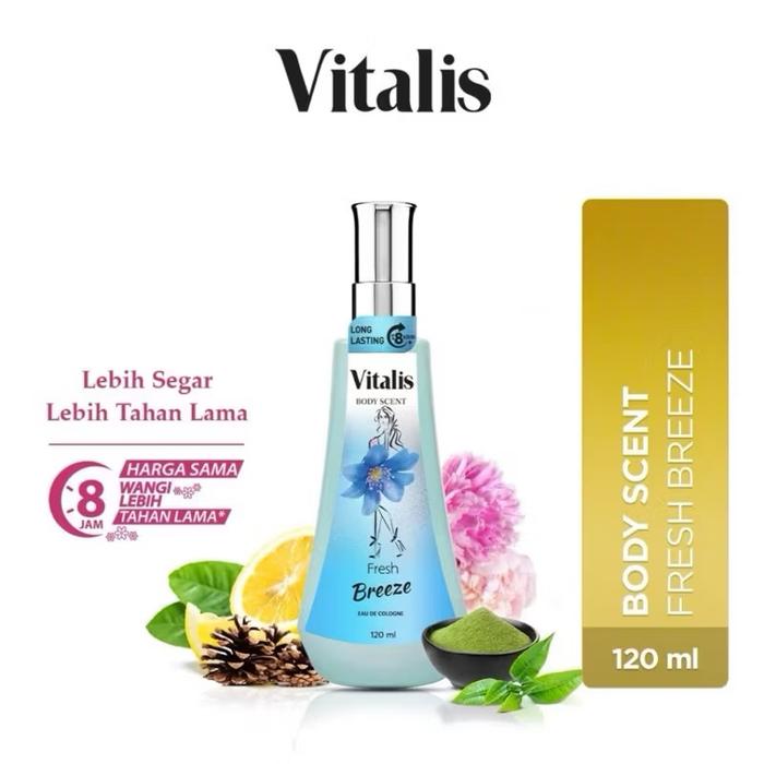 Gambar Vitalis Parfum Body Scent 120ml - Biru-Breeze, 175ml dari Candyberies Shop undefined Tokopedia
