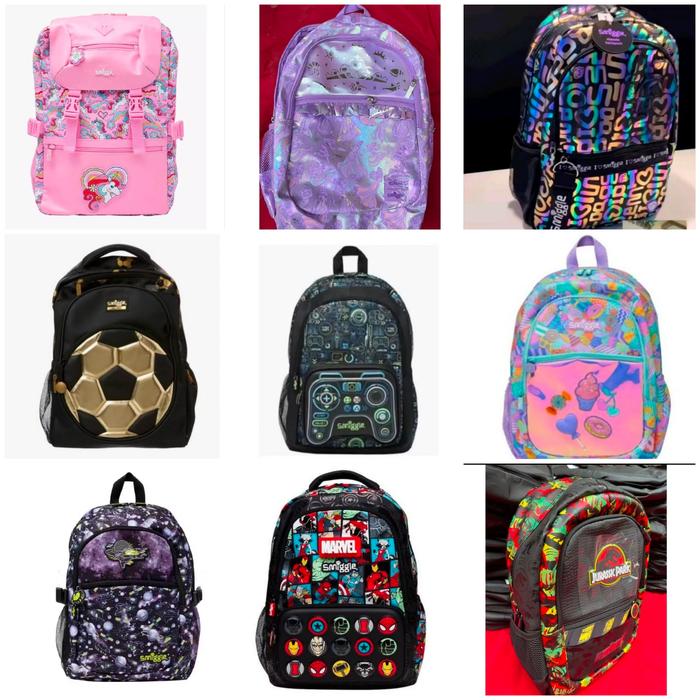 Gambar Smiggle Backpack Cewek Cowok tas ransel anak SD kado dari einstein toys shopp undefined Tokopedia