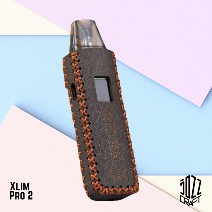 Gambar Leather Sleeve Case Xlim Pro 2 Oxva Xlim Pro 2 Termasuk Lanyard - Brown Denim dari Jozz Craft Indonesia undefined Tokopedia