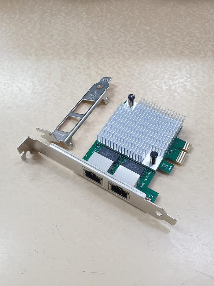 Gambar NETLINE PCI Express GIGABIT LAN Ethernet 4 Port 10/100/1000 PCIe - 2 Port dari TheR Comp undefined Tokopedia