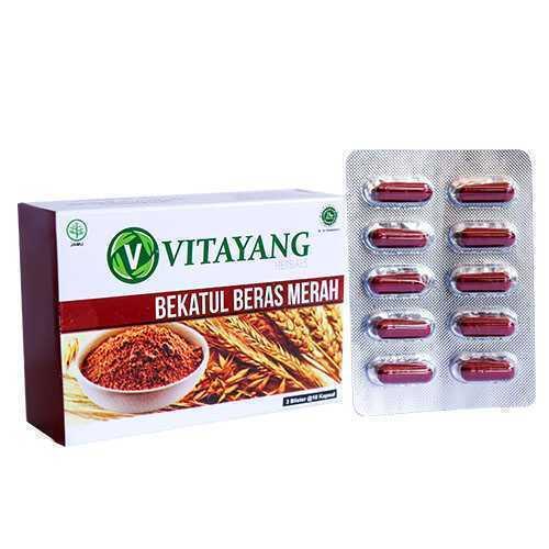 Gambar Penurun kolesterol alami Vitayang Bekatul Beras Merah Herbal 3pack - 1 box dari Henry Nathaniel undefined Tokopedia