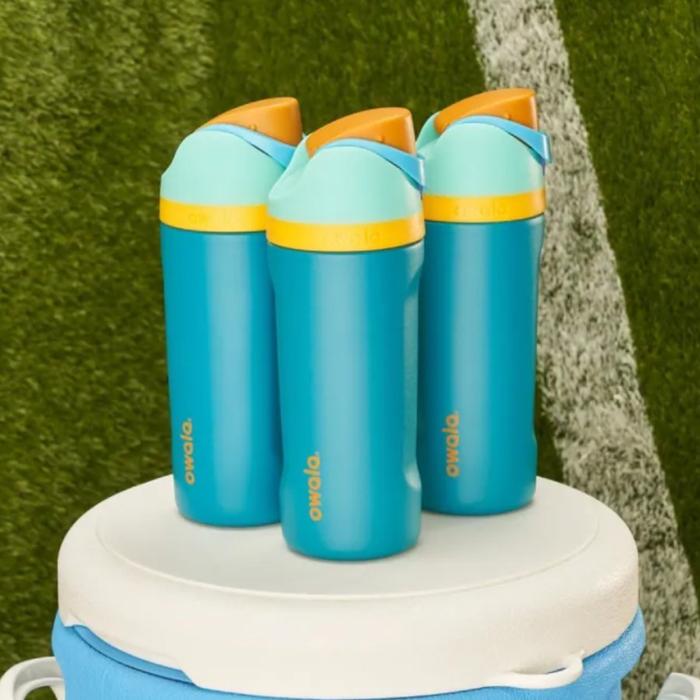 Gambar Owala Kids FreeSip 16oz Insulated Stainless Steel Water Bottle - Splishy Splashy dari Kynns undefined Tokopedia