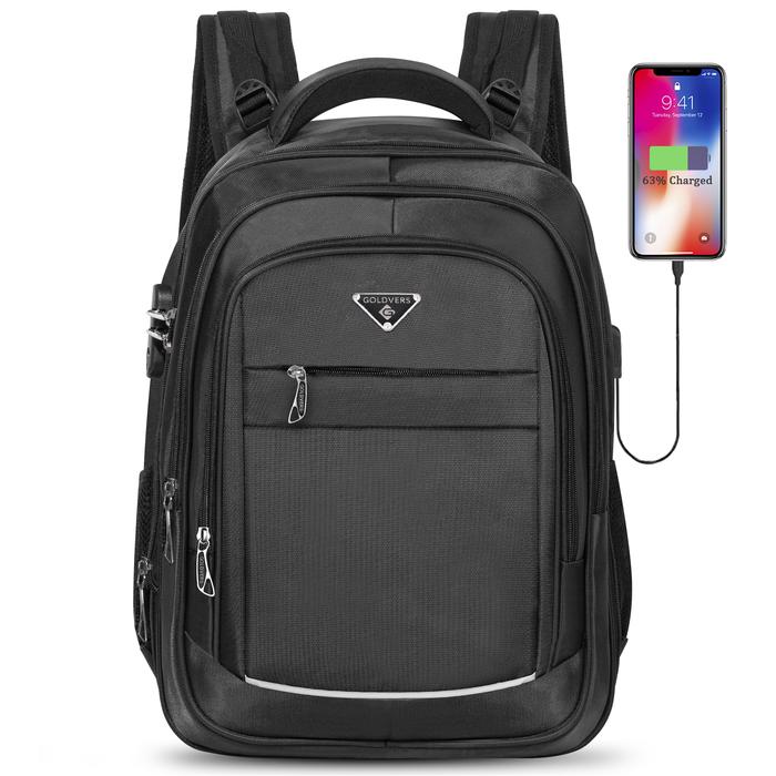 Gambar Backpack Polo Goldvers Size 18 Inch Original Import Free rain Cover - Hitam dari Goldies fashion undefined Tokopedia