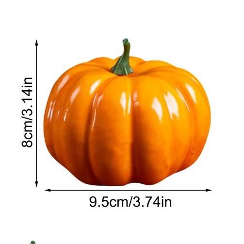 Gambar Buah Artificial Import/ Buah hiasan-Pumpkins -Labu - Orange - Big dari Felliz Store undefined Tokopedia