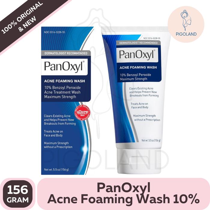 Gambar PanOxyl Acne Foaming Wash Benzoyl Peroxide 10% Maximum Strength - 10% FULL SIZE dari Pigoland undefined Tokopedia