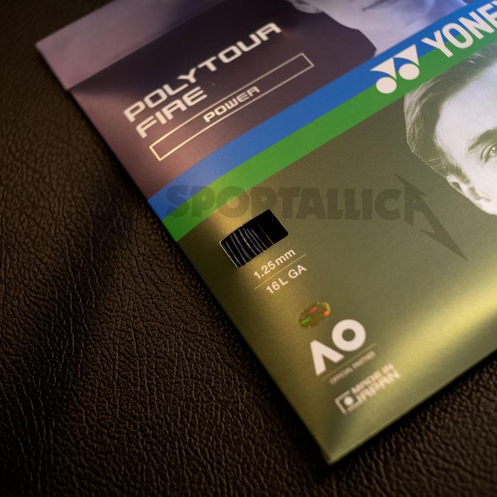 Gambar Senar Tenis / Tennis String Yonex Polytour Fire 125 - BLACK dari Sportallica undefined Tokopedia