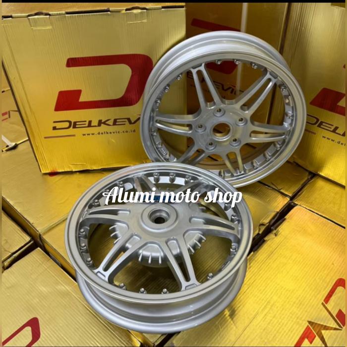 Gambar velg delkevic drag vespa sprint Primavera LX S ring 12 - silver dari alumi moto shop undefined Tokopedia