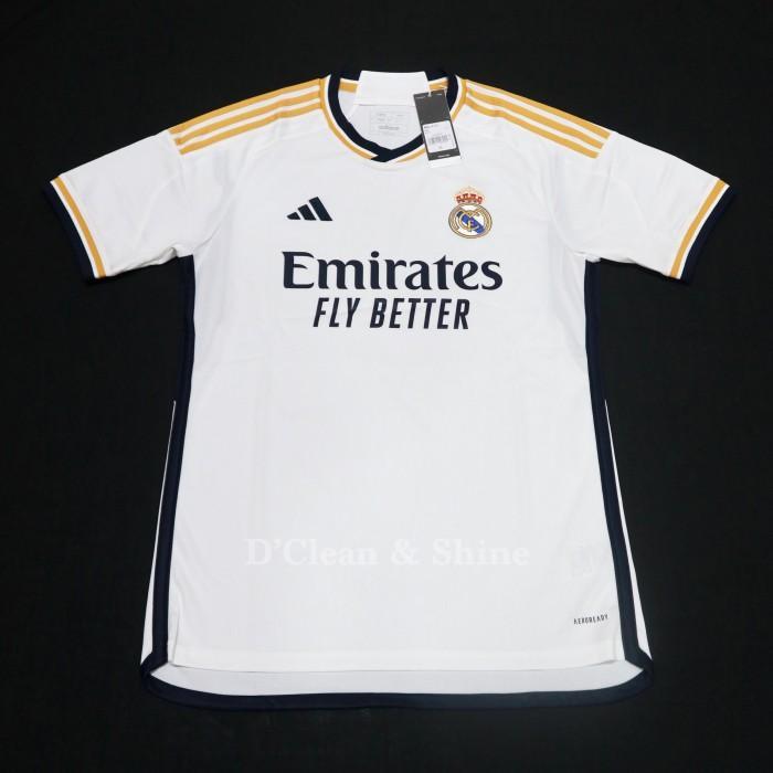 Gambar Jersey Original Real Madrid Home 2023/24 Adidas Original Original Best Seller - M dari Jersey Maniaa undefined Tokopedia