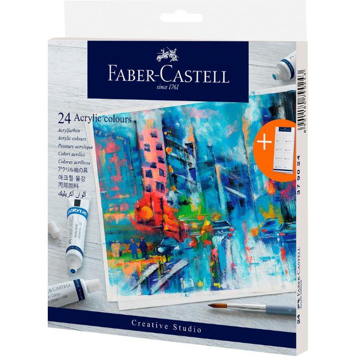 Gambar Cat Akrilik Set Faber Castell 9ml | Acrylic Set | Creative Studio - 24C 379024 dari Toko Prapatan_NEW undefined Tokopedia