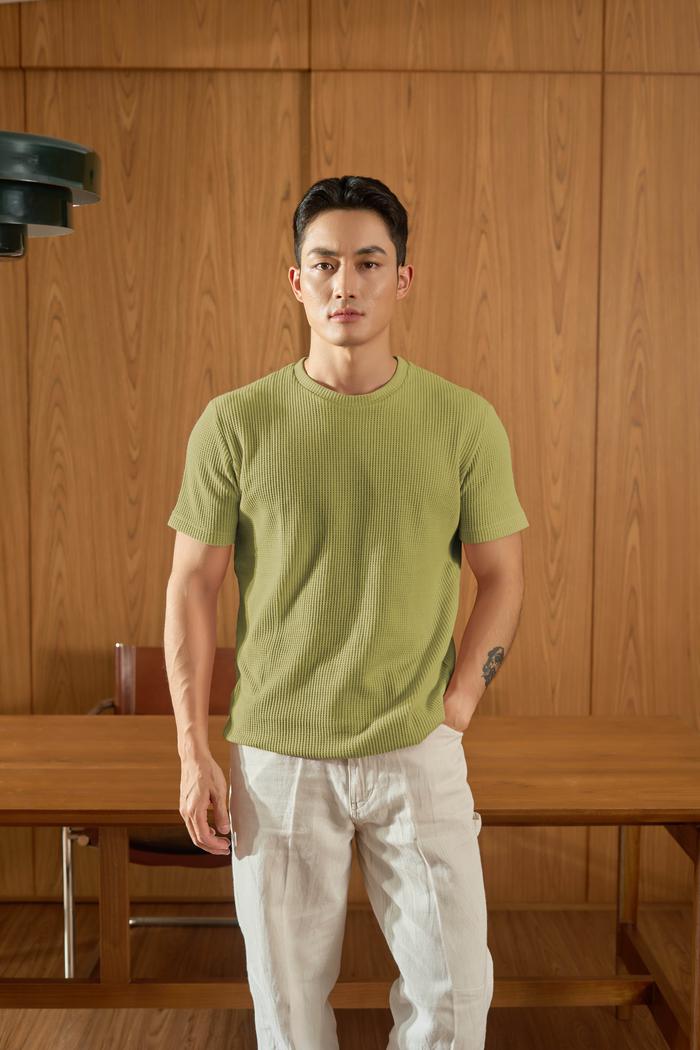 Gambar KALE Waffle - Kaos Atasan Cotton Waffel Unisex - Paket Promo Valentine - WAFFLE OLIVE, S dari Kale undefined Tokopedia