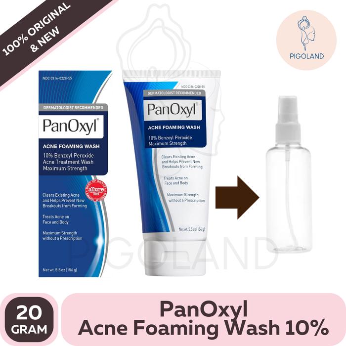 Gambar PanOxyl Acne Foaming Wash Benzoyl Peroxide 10% Maximum Strength - SHARE 20GR dari Pigoland undefined Tokopedia
