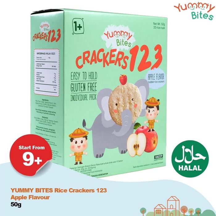 Gambar Yummy Bites 123 Rice Cracker / Crackers Anak Bayi - Strawberry 123 dari Frisaha Grosir undefined 3 Tokopedia