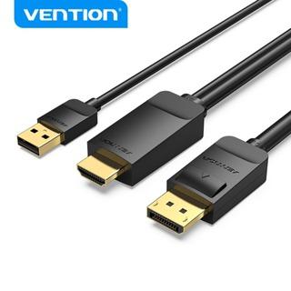 Gambar Vention Kabel HDMI to DisplayPort Converter HDMI to DP 4K HD ABJ - 1.5M dari Vention Authorized Medan undefined Tokopedia