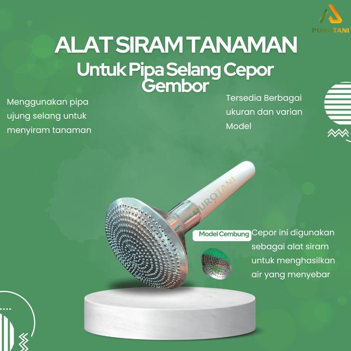 Gambar Cepor Gembor Alat Siram Tanaman Untuk Pipa Selang 1 inchi - CEMBUNG dari PUROTANI.ID undefined Tokopedia