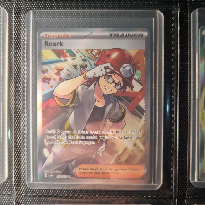 roark pokemon card value Amazon.com: Pokemon - Roark 242/182 - Paradox Rift - Full Art - Ultra Rare main image 1