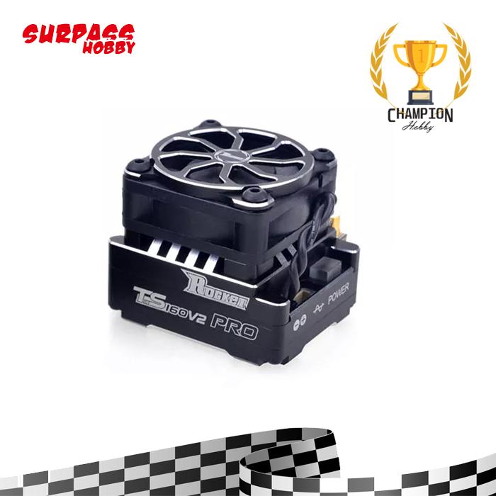 Gambar Surpass Rocket TS160A Ver. 2 brushless ESC for 1/10 DRIFT mode - Hitam dari Champion Hobby undefined Tokopedia