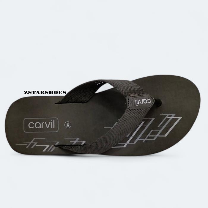Gambar SANDAL CARVIL NAGOYA-M /SANDAL PRIA/ SANDAL JEPIT CARVIL OTIGINAL - saimon/brown, 43 dari ZSTARSHOES undefined Tokopedia