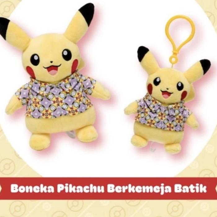 Pikachu Batik Pikachu Shirted Batik Pokemon TCG Indonesia