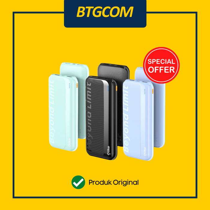 Gambar POWERBANK OLIKE P1 NEW LIGHT 10000MAH 12W 2.4A DUAL OUTPUT 10000 MAH POWER BANK dari btgcom undefined Tokopedia