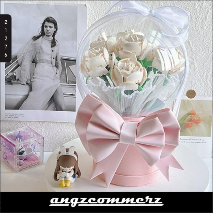 Gambar Bobo Balon Building Block Flower Bouquet Hadiah Unik Valentine Lego Bunga - White dari ANGZCOMMERZ BANDUNG undefined Tokopedia