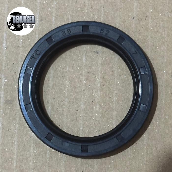 Uxcell Oil Seal, TC 38mm x 52mm x 10mm, Nitrile Rubber Cover Double Lip