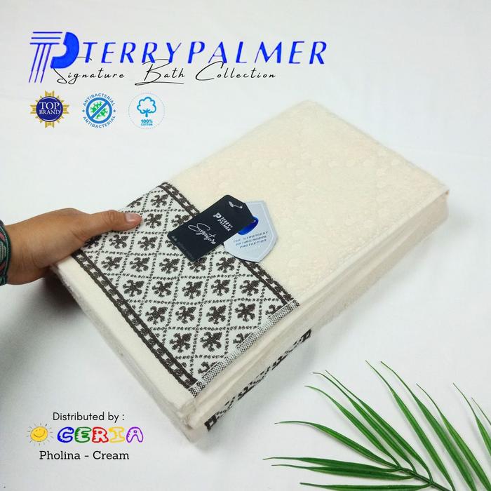 Gambar Handuk Mandi Terry Palmer Signature Ollie Dewasa 70x140 -Broken White - PHOLINA CREAM dari Hommi id undefined Tokopedia