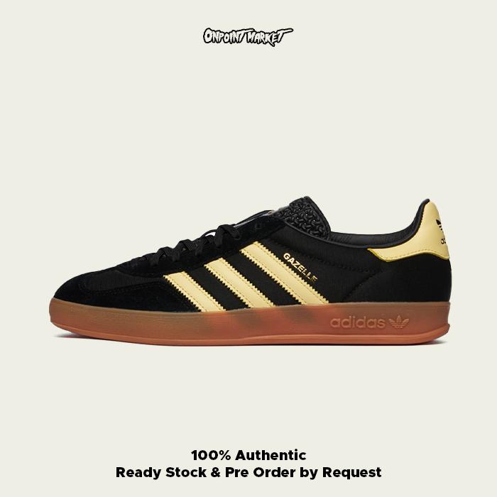 Jual Adidas Gazelle Indoor Core Black Almost Yellow Gum (IG4999