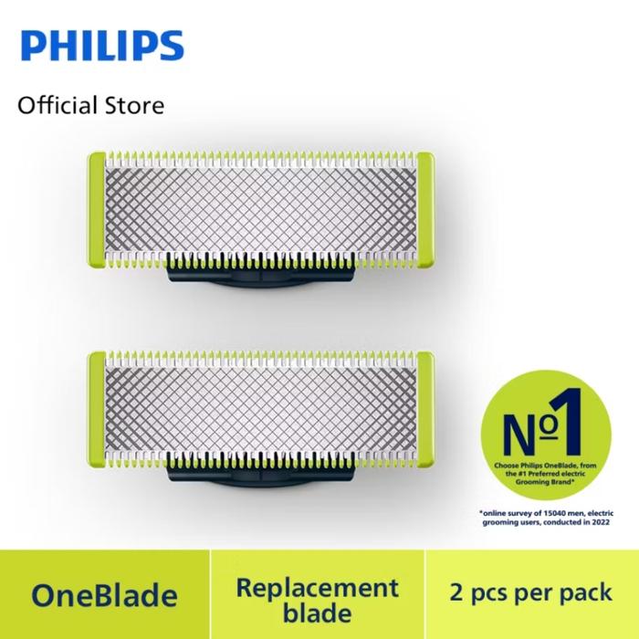 Gambar Philips Refil OneBlade QP210/51 Hybrid Blister Blade - 2 pcs dari macankemayoran undefined Tokopedia