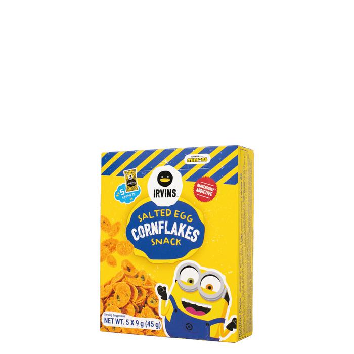 Gambar IRVINS X MINIONS SALTED EGG CORNFLAKES SNACK 45G (5 SACHETS X 9G) dari Kynns undefined Tokopedia