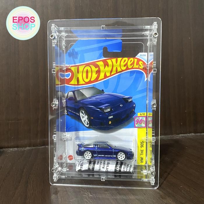 Hot Wheels 96 Nissan 180SX Type X Super Treasure Hunt Blue | Indo4ward