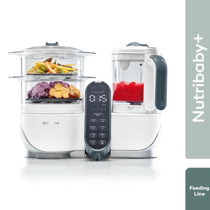 Gambar [PROMO] BABYMOOV NUTRIBABY+ FOOD PROCESSOR 5IN1 / BABY MOOV NUTRI BABY PLUS / BABYMOOV NUTRIBABY PLUS / STEAMER BLENDER MPASI - Loft white dari Parama Indonesia Store undefined Tokopedia