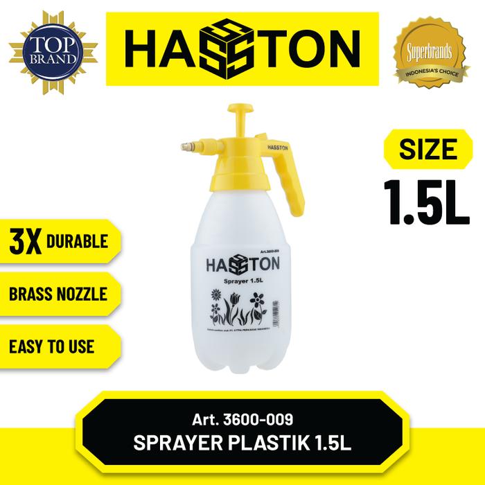 Gambar Hasston Sprayer Plastik 2000ML / Semprotan Hama Disinfektan (3600-008) - 1.5 Liter dari Hasston Tools undefined Tokopedia
